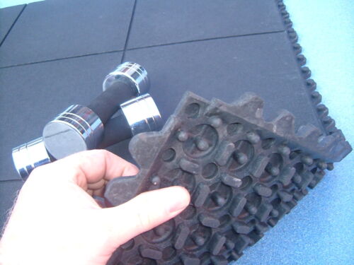Rubber interlocking gym - rubber,